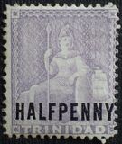 [Not Issued Stamps Overprinted "HALF PENNY" & "ONE PENNY", type F]