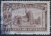 [Airmail - The 100th Anniversary of the Montevideo University, type LI]