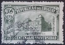 [Airmail - The 100th Anniversary of the Montevideo University, type LK]