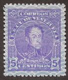 [Simon Bolivar - Different Frames and Printed on Winchester Security Paper, type DQ]