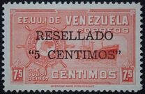 [Overprinted "RESELLADO" and Surcharged New Value, Вид RS1]