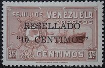 [Overprinted "RESELLADO" and Surcharged New Value, Вид RY1]