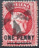 [Queen Victoria - Not Issued Stamps Surcharged, New Perforation, タイプ B23]