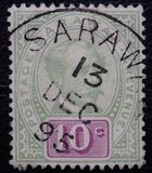 [Charles J. Brooke - Inscription "POSTAGE & REVENUE", տեսակ D7]