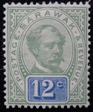 [Charles J. Brooke - Inscription "POSTAGE & REVENUE", տեսակ D8]