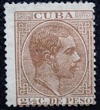 [King Alfonso XII, Inscription "CUBA", प्रकार G2]