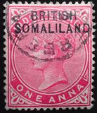 [Indian Postage Stamps Overprinted "BRITISH SOMALILAND", type A1]