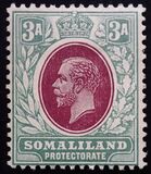 [King George V of the United Kingdom - Inscription "SOMALILAND PROTECTORATE", type E4]