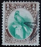 [Resplendent Quetzal - Inscription "CORREOS DE GUATEMALA", 类型 H]