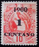 [Issue of 1887/1895 Overprinted "1900 1 CENTAVO" and Surcharged, type AE]