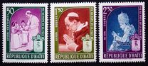 [Airmail - Pope Pius XII Commemoration - Overprinted "PIE XII PAPE DE LA PAIX", 類型 ET]