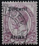 [South Africa Postage Stamps Overprinted "South West(14½mm wide) Africa" or "Zuid-West Afrika" - Overprint Spaced 14mm, type A5]