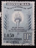 [Airmail - The 2nd Anniversary of New Constitution - Inscribed "21 DE DICIEMBRE DE 1957", type FY1]