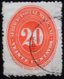 [Numeral Stamps, Inscription "SERVICIO POSTAL MEXICANO", प्रकार AF38]