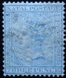 [Queen Victoria - Inscription: "NATAL POSTAGE", type O]