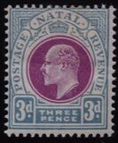 [King Edward VII - Inscription "POSTAGE - REVENUE", نوع AE5]