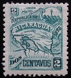 [Map of Nicaragua - Without Watermark, Вид M1]
