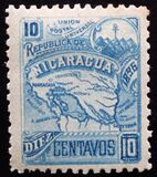 [Map of Nicaragua - Without Watermark, Вид M3]