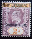 [Fiji Islands Postage Stamps Overprinted "NEW HEBRIDES - CONDOMINIUM", type A3]