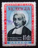 [Airmail - Brothers of the Nicaraguan Christian Schools Commemoration and Hl. Jean Baptist De La Salle, type VA1]