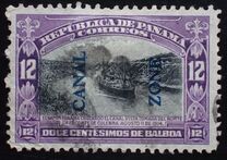 [Panama Postage Stamps Overprinted "CANAL/ZONE"(Upwards), тип J4]
