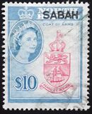 [North Borneo Postage Stamps of 1961 Overprinted "SABAH", type A16]