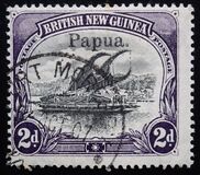 [Laketoi - Thin paper. "Papua" 2½ mm High, type A2]