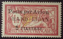 [Airmail - French Postage Stamps Surcharged and Overprinted "Poste par Avion", type C2]