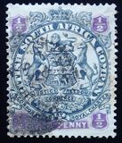 [Coat of Arms - End of Scroll goes behind Rear Legs of Supporting Animals, Lion Heavily Shaded, type E9]