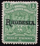 [Overprinted "RHODESIA.", type K8]