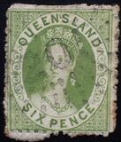 [Queen Victoria - Thick Yellowish Paper, type A21]