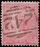 [Queen Victoria - Without Control Letters in Corners, प्रकार F2]