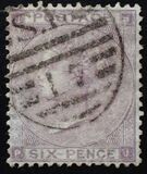 [Queen Victoria - Small White Control Letters in Corners, Tipe M]