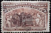 [Columbian Exposition Issue, Вид BK]