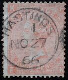 [Queen Victoria - Large White Control Letters in Corners, Tüüp L1]