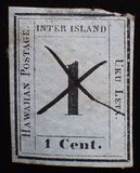 [Numeral Stamps "Hawaiian Postage" Left, type F8]