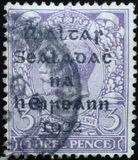 [Great Britain Stamps Overprinted in Black by Dollar Printing House Ltd. - Roman Numeral I and Long 9 in "I922",, type A3]
