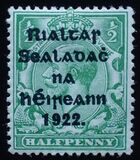 [Great Britain Stamps Overprinted in Bluish Black or Red - Overprint 14½ x 16mm, प्रकार C4]