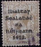 [Great Britain Stamps Overprinted in Bluish Black or Red - Overprint 14½ x 16mm, प्रकार C15]