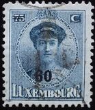 [Grand Duchess Charlotte - Surcharged, type AK]