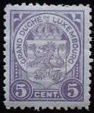 [Coat of Arms Stamp of 1907 in New color, tegund J6]