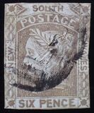 [Queen Victoria - 4 Winged "Stars" in Corners, type B8]