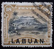 [North Borneo Stamps Overprinted "LABUAN", type J7]