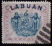[North Borneo Stamps Overprinted "LABUAN", type J8]