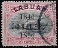 [No. 47-52 Overprinted "1846 JUBILEE 1896", type M5]