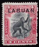 [No. 91, 93, 95 & Not Issued North Borneo Stamps Overprinted, type S1]