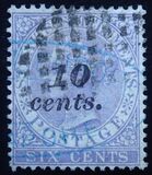 [No. 14, 15 & 17 Surcharged, type L]