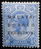 [Postage Stamps of 1912-1922 Overprinted "MALAYA - BORNEO - EXHIBITION, tyyppi AU3]