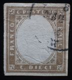 [King Victor Emmanuel II - This Issue Vary Greatly in Colour, Tip D6]