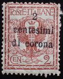 [Italian Stamps Surcharged, 類型 B]
